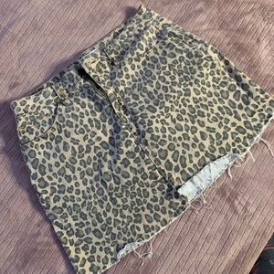 Cheetah skirt